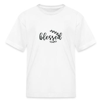 blessed - Kid's T-Shirt - white - Front