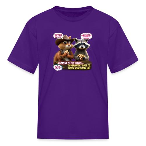 Freedom Squirrel and Raccoon - Kid's T-Shirt