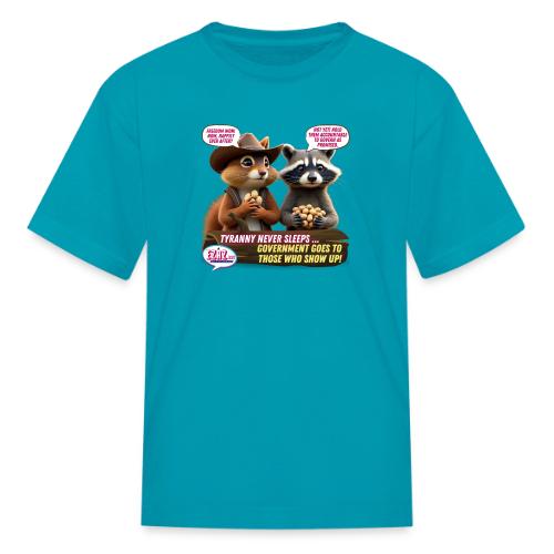 Freedom Squirrel and Raccoon - Kid's T-Shirt