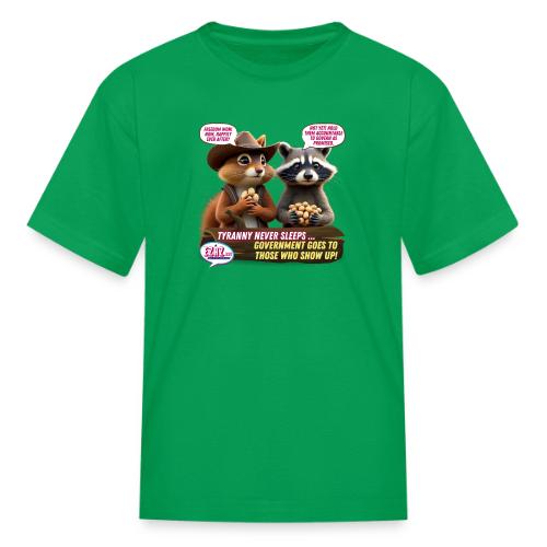 Freedom Squirrel and Raccoon - Kid's T-Shirt