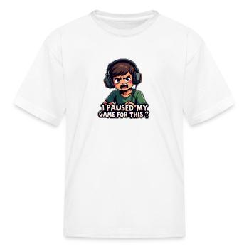 Gamer Frustration - Kid's T-Shirt - white - Front