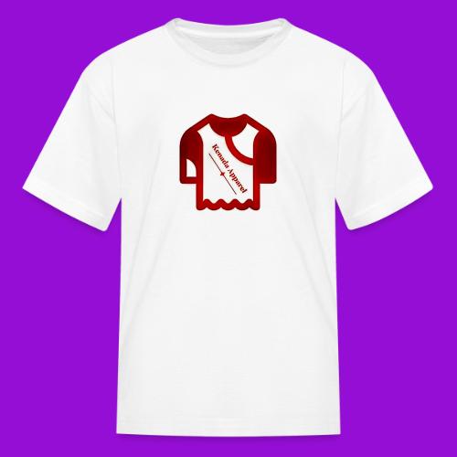 Kenada Logo white spray - Kid's T-Shirt