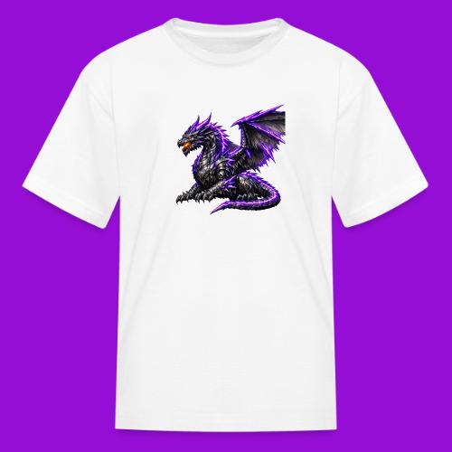 Neon Dragon at Rest - Kid's T-Shirt