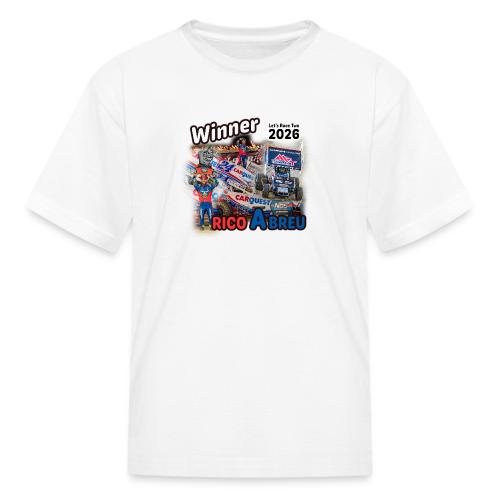 Rico Abreu #LetsRaceTwo Winner - Kid's T-Shirt