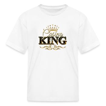 Casino King - Kid's T-Shirt - white - Front