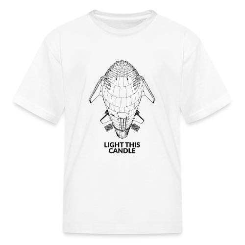 Light This Candle - Black - Kid's T-Shirt