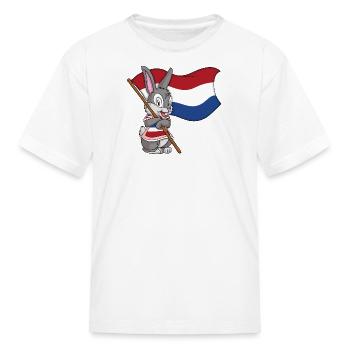 Netherlands Bunny - Kid's T-Shirt - white - Front