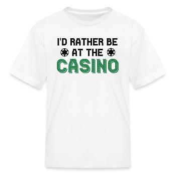 Casino - Kid's T-Shirt - white - Front