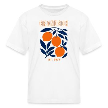 Grandson 2027 - Kid's T-Shirt - white - Front