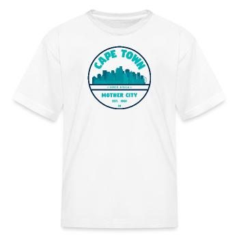 Cape Town - Kid's T-Shirt - white - Front