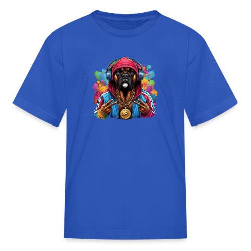 Boxer Dog Splash Art - Kid's T-Shirt
