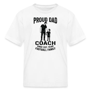 My Favorite Soccer Player Calls Me Dad Soccer  - Kid's T-Shirt - white - Front