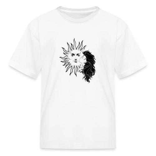 Mystical Girl & Sun - Kid's T-Shirt