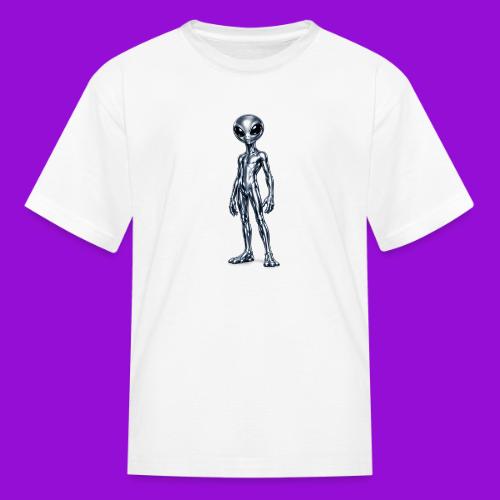 Silver Alien - Kid's T-Shirt