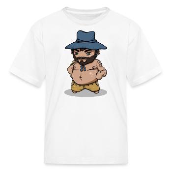Farmer TeeJ Chibi - Kid's T-Shirt - white - Front