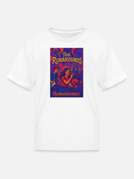 The Runarounds Psychedelic Band Tee - Kid's T-Shirt - white
