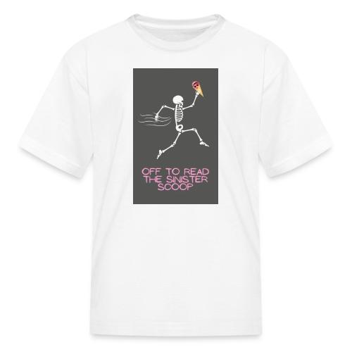Skeleton Off to Read - Kid's T-Shirt