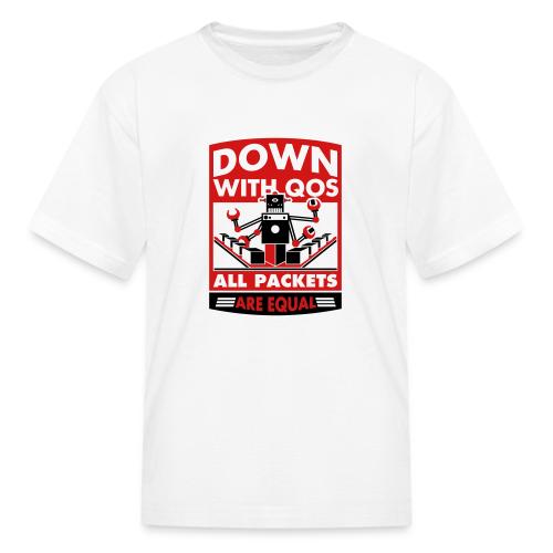 Down With QoS - Kid's T-Shirt