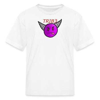 Trib3 Horned Demo - Kid's T-Shirt - white - Front