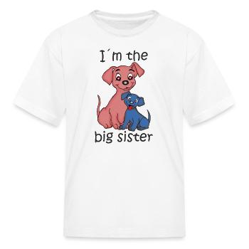 Je suis la grande soeur - T-shirt Enfant - blanc - Devant