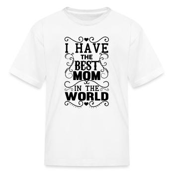 Mother's Day, Mother's Day, Mother's Day, Mother's - Kid's T-Shirt - white - Front