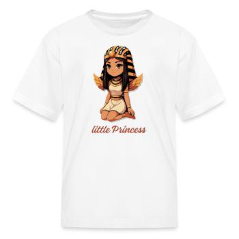 Egyptian Little Princess - Cute Ancient Egypt Grap - Kid's T-Shirt - white - Front