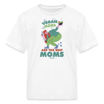 Vegan mothers are the best mothers - Kid's T-Shirt - white - Front