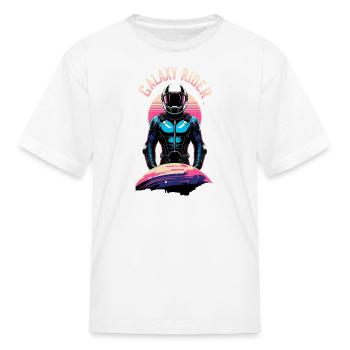 Galaxy Rider - Kid's T-Shirt - white - Front