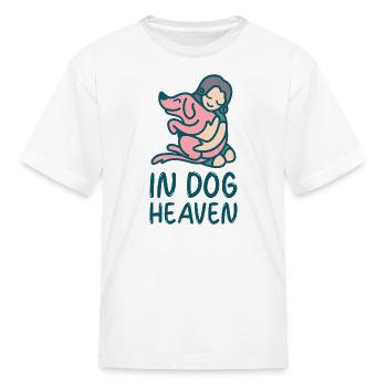 DOG HEAVEN - Kid's T-Shirt - white - Front