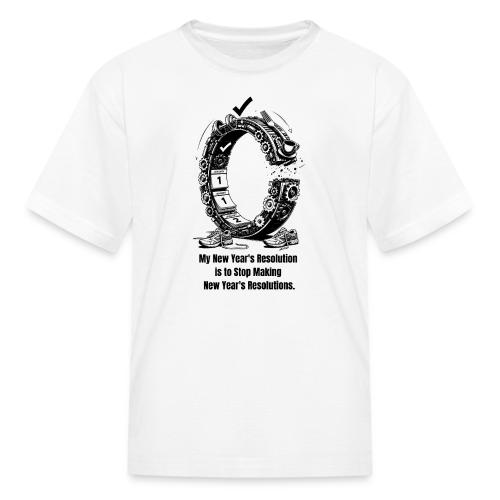 The Resolution Loop - Sarcastic New Year's T-Shirt - Kid's T-Shirt
