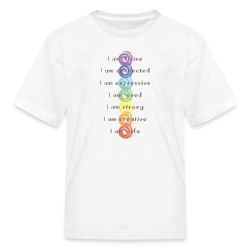Just For Today Chakras - Kid's T-Shirt