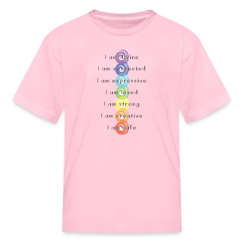 Just For Today Chakras - Kid's T-Shirt