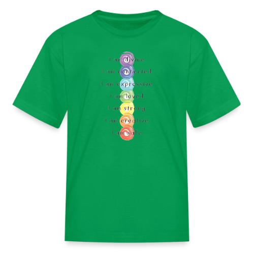 Just For Today Chakras - Kid's T-Shirt