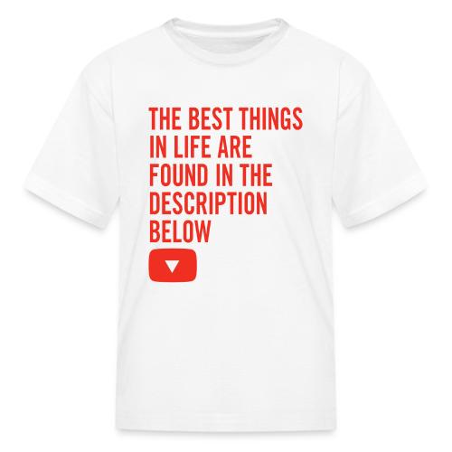 Small YouTuber - Kid's T-Shirt