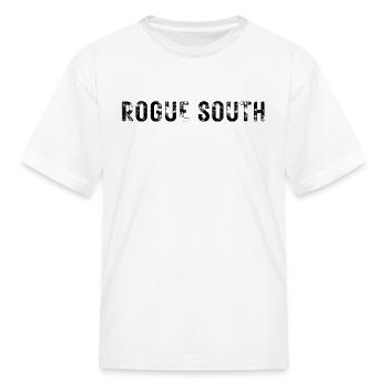 ROGUE SOUTH Distressed - Kid's T-Shirt - white - Front