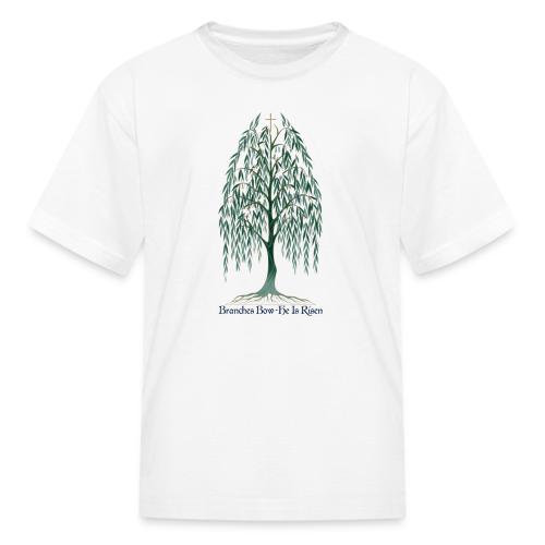 Easter Branches Bow Willow T Shirt, Easter Gift - Kid's T-Shirt