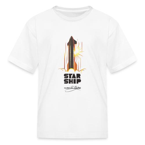 Star Ship Mars - Light - With Logo - Kid's T-Shirt