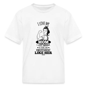 Fête des mères - T-shirt Enfant - blanc - Devant