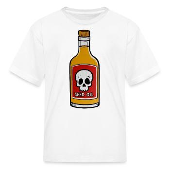 Seed Oil Seed Oil Metal Anti Seed Oil - Kid's T-Shirt - white - Front