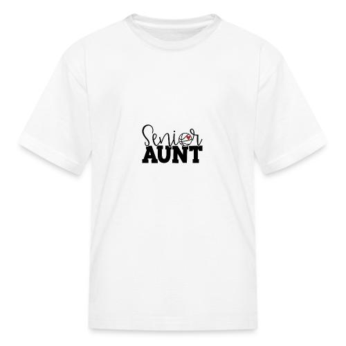 Senior Basketball Aunt - Kid's T-Shirt