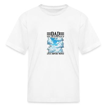 What Are Clouds Made Of, Linux Servers Mostly 26 - Kid's T-Shirt - white - Front