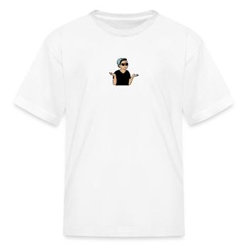 Open Peeps Bust 1 - Kid's T-Shirt - white - Front
