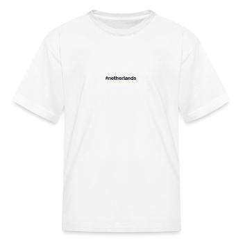 NETHERLANDS Hashtag - Kid's T-Shirt - white - Front