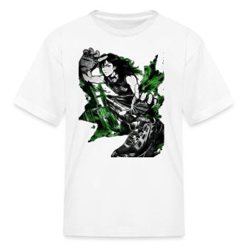Neon Fury: Green Street Warrior - Kid's T-Shirt - white - Front
