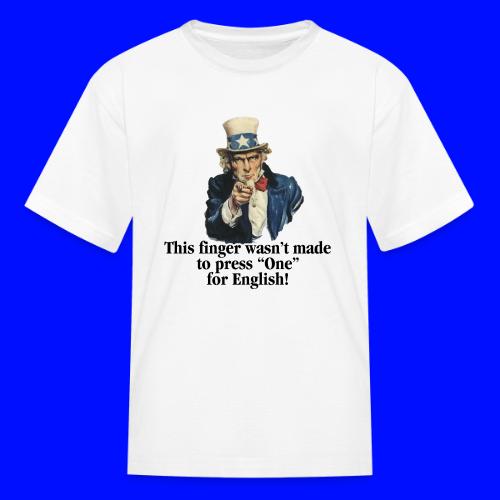 Uncle Sam - Finger - Kid's T-Shirt
