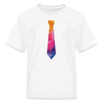 Tie - Kid's T-Shirt - white - Front