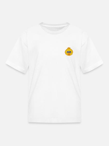 Sesame Street Embroidered Big Bird - Kid's T-Shirt - white