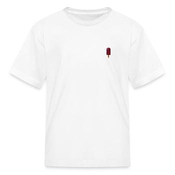Magneta Icecream embroidered - Kid's T-Shirt - white - Front