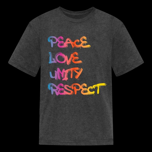 Peace Love Unity Respect - Kids' T-Shirt