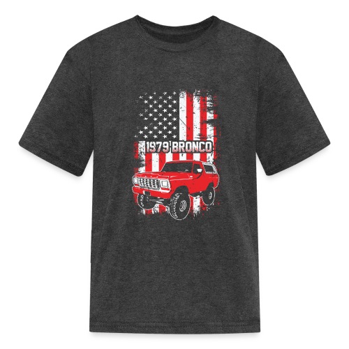 1979 Bronco Red USA T-Shirt - Kids' T-Shirt